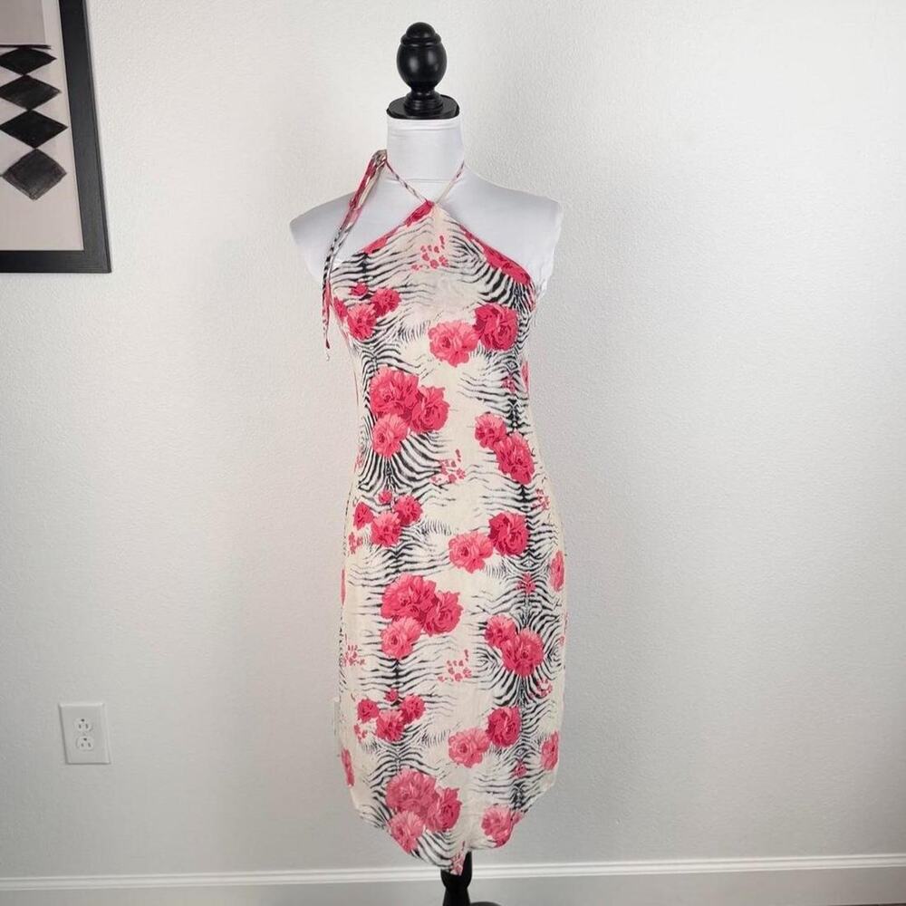 Yumi mazao pink floral halter